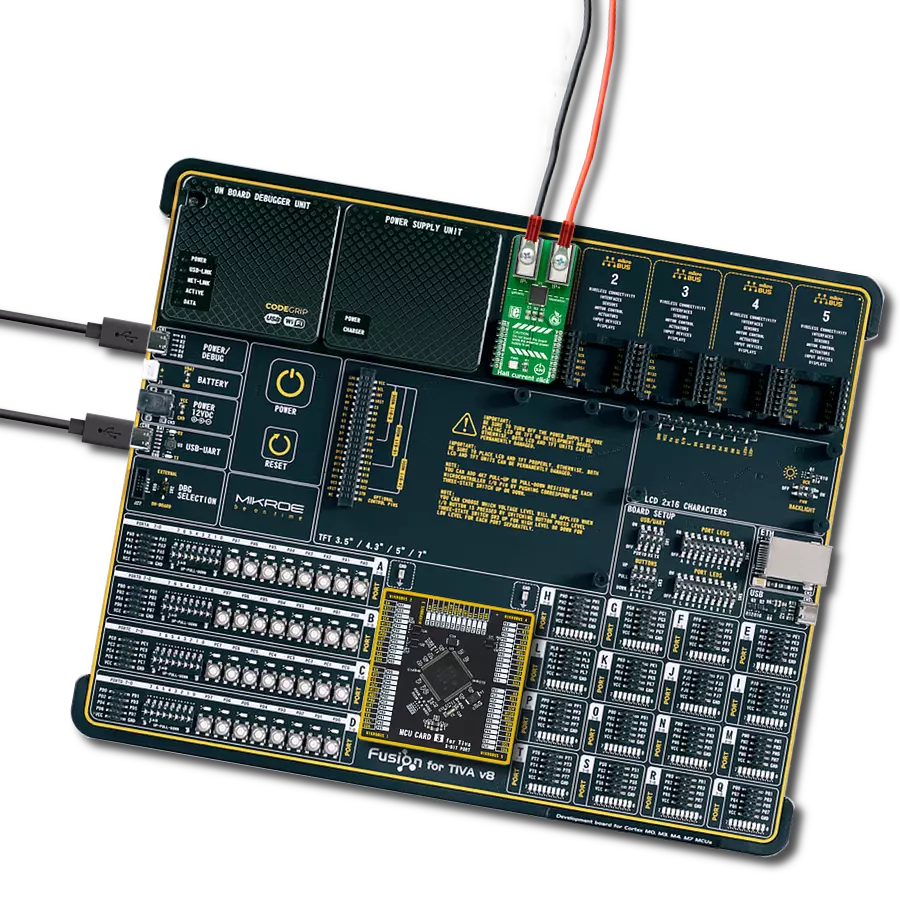Hall Current Click with Fusion for Tiva v8