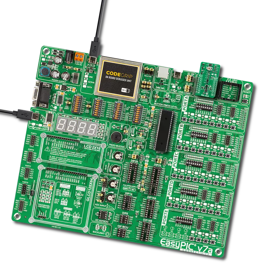 RNG Click with EasyPIC v7a