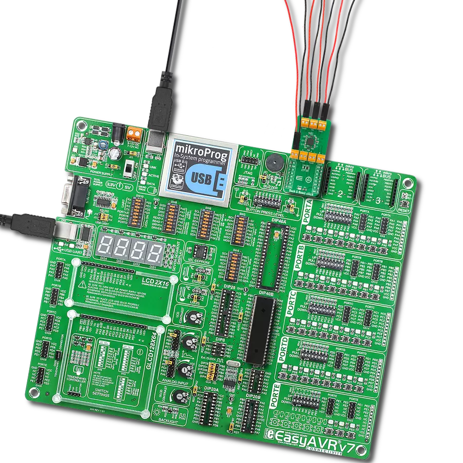 Buck & Boost Click with EasyAVR v7
