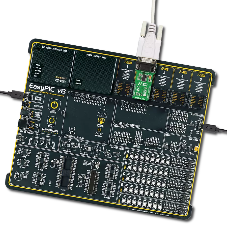 Modernize RS232 connections with MAX3232 and PIC18LF26K22