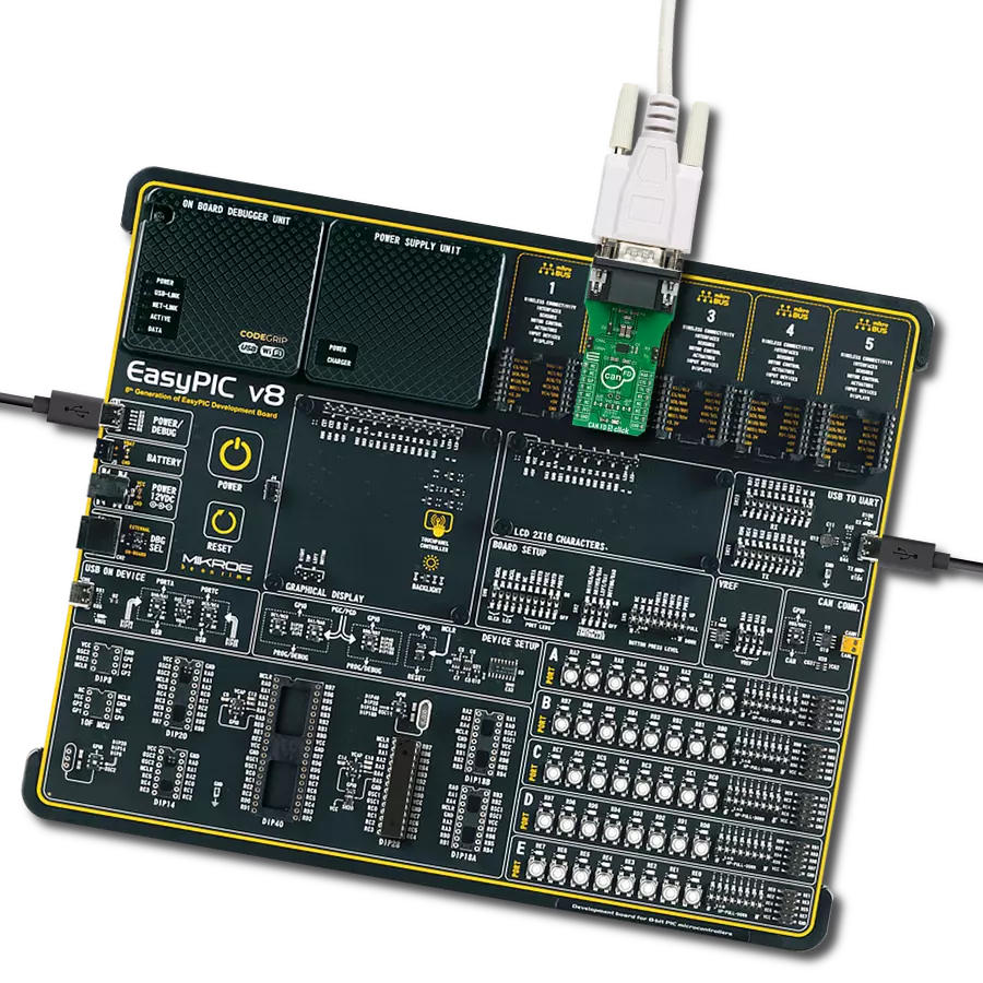 CAN FD 5 Click with EasyPIC v8