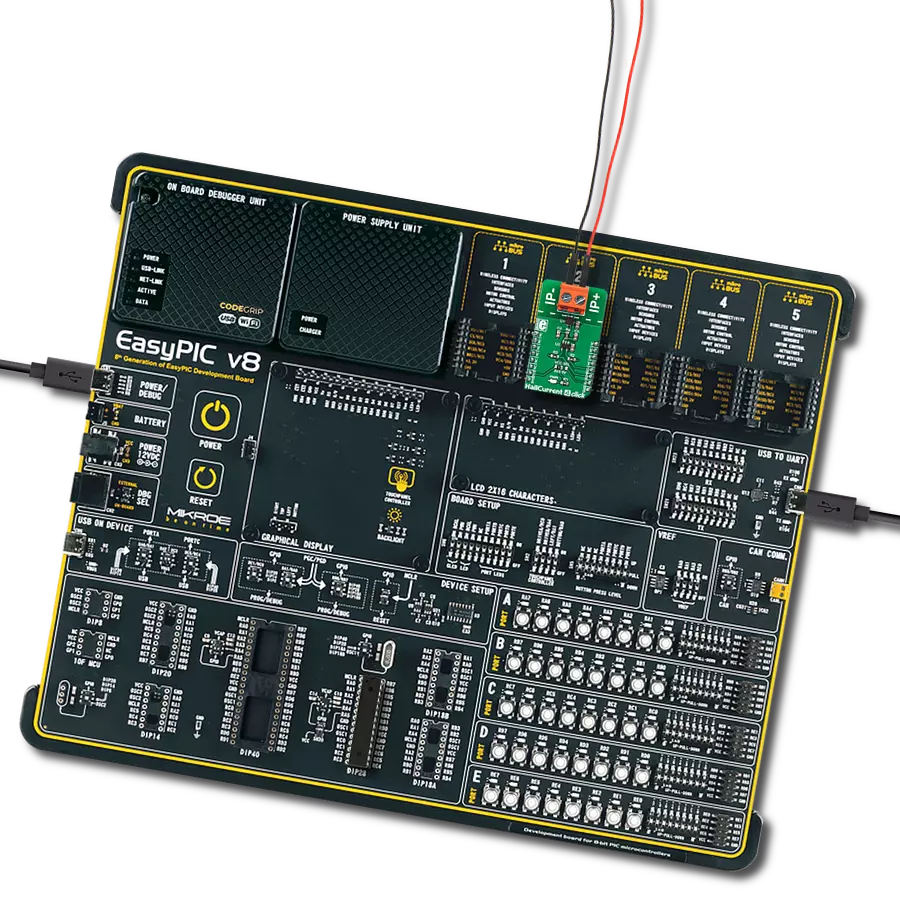Create a reliable tool to monitor, analyze, and manage currents using ACS70331 and PIC18F25K42