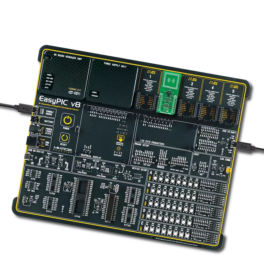 Plug&Trust Click with EasyPIC v8