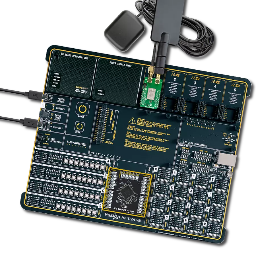 LTE IoT 4 Click with Fusion for Tiva v8
