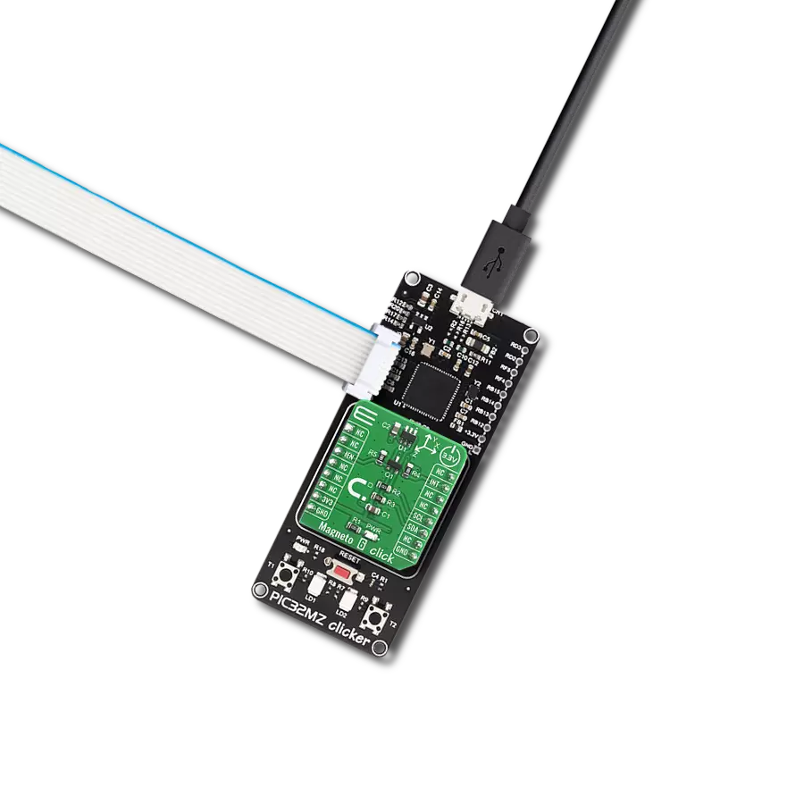Measure magnetic fields across three axes (X, Y, and Z) with TLI493D-A2B6 and PIC32MZ1024EFH064