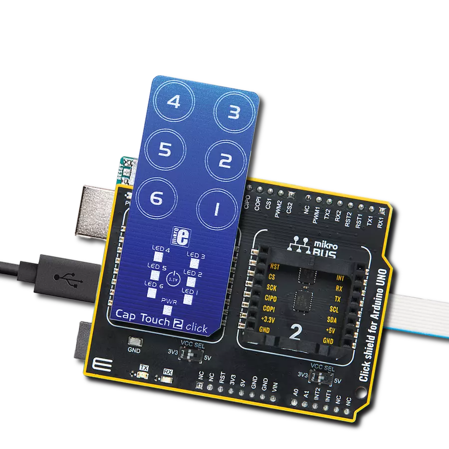 Create solutions with innovative touch-sensitive controls using CAP1166 and ATmega328