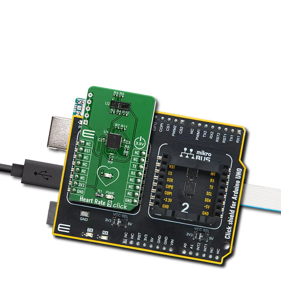 Hear your heart's story with SFH 7060 and ATmega328P