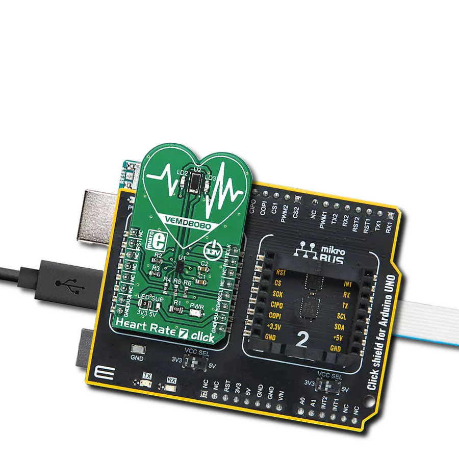 Hear what your heart speaks with VEMD8080 and ATmega328