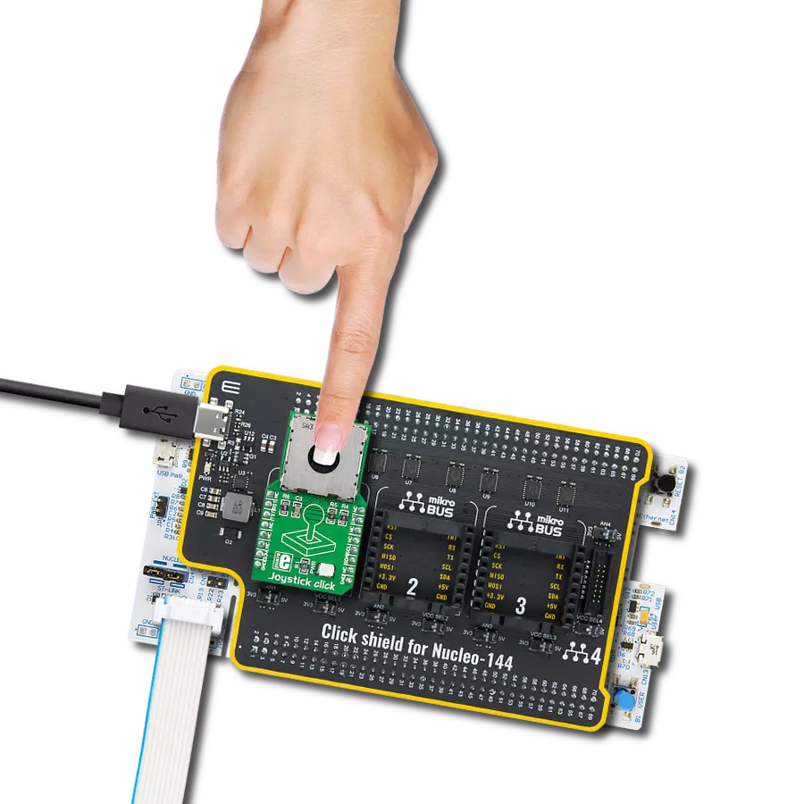 Joystick Click with Nucleo 144 with STM32F413ZH MCU
