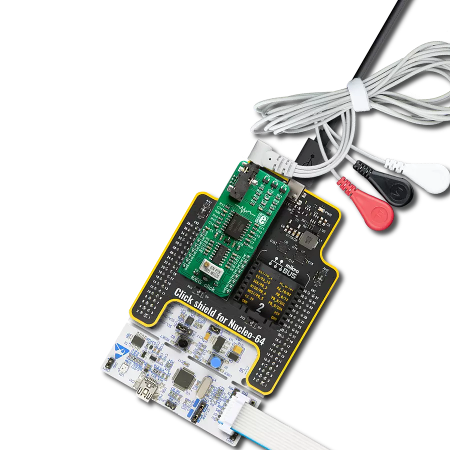 Create simple brain activity monitor with INA114 and STM32L073RZ
