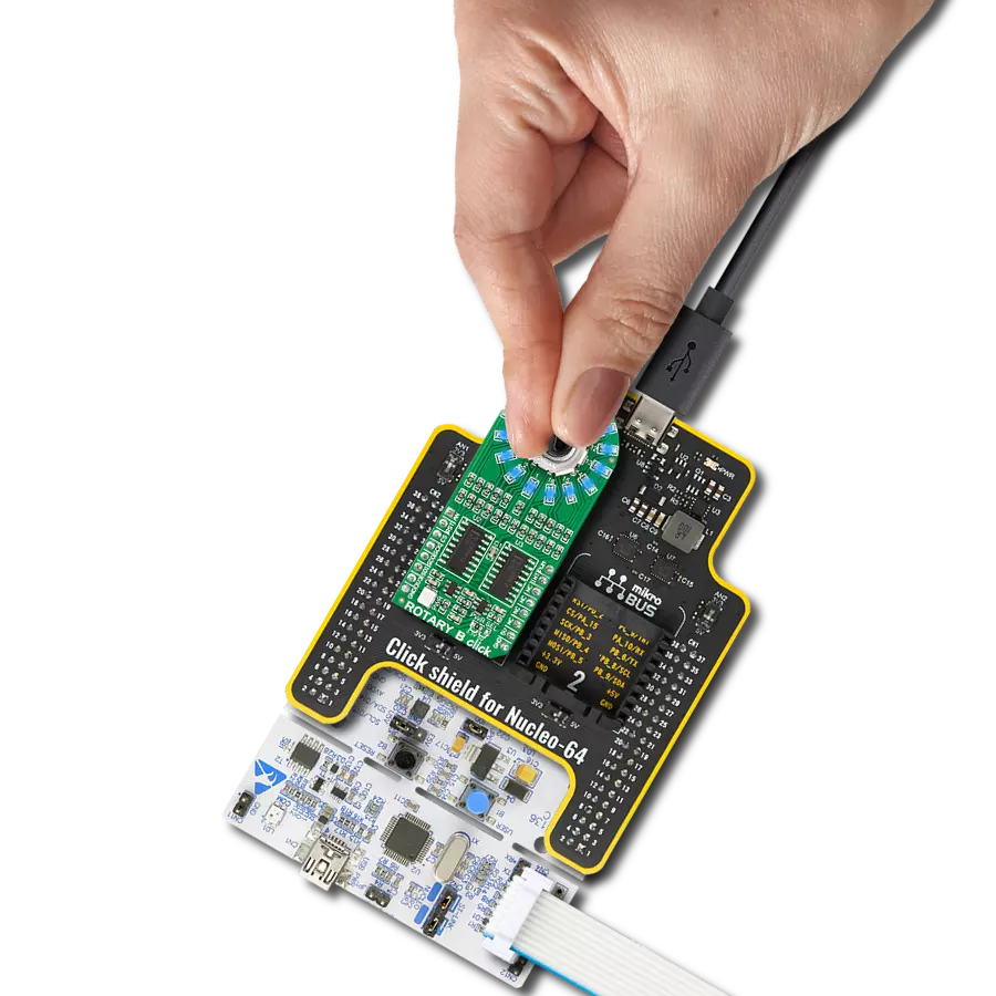 Provide clear visual feedback and signal knob's position with EC12D1564402 and STM32L073RZ