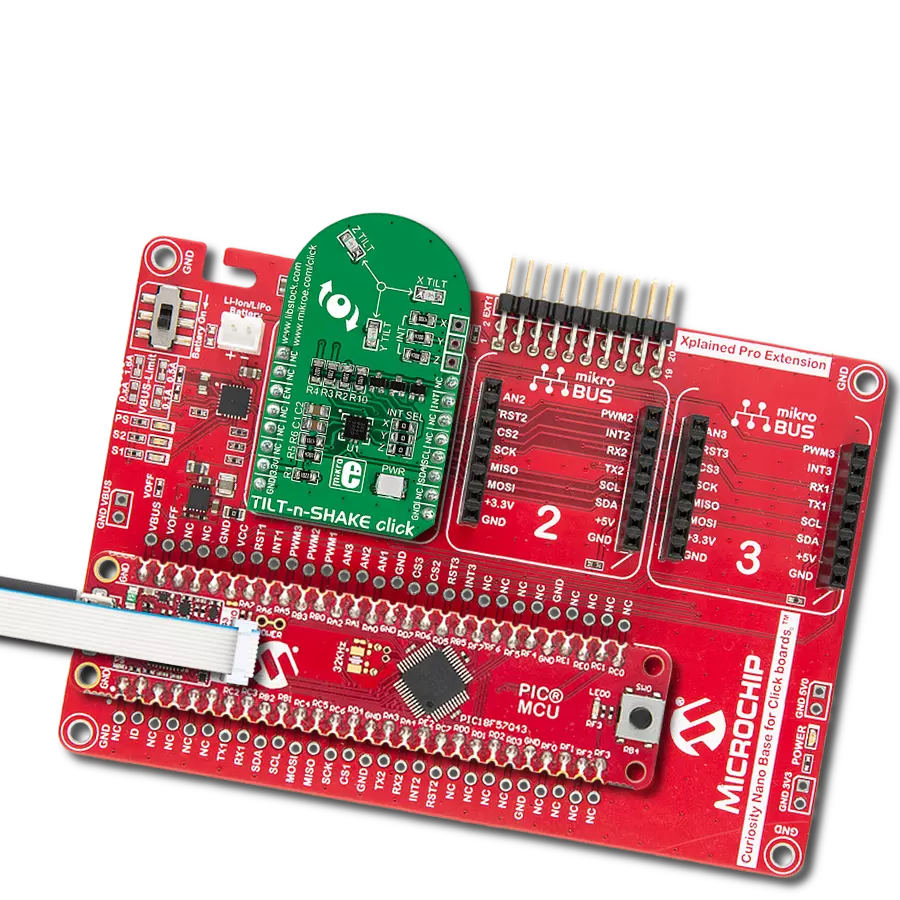 Customize motion experience with MMA8491Q and PIC18F57Q43