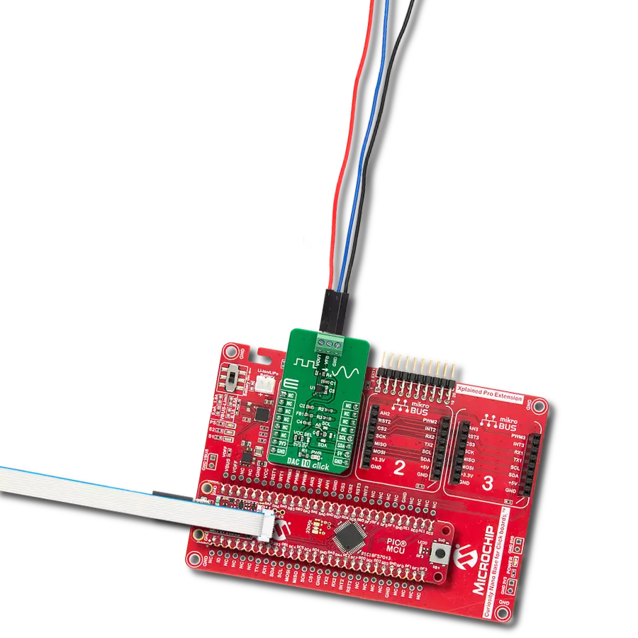 Convert digital signals into tangible analog outputs using DAC53401 and PIC18F57Q43