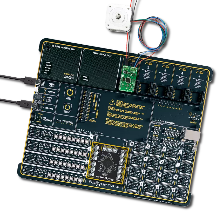 Brushless 6 Click with Fusion for Tiva v8