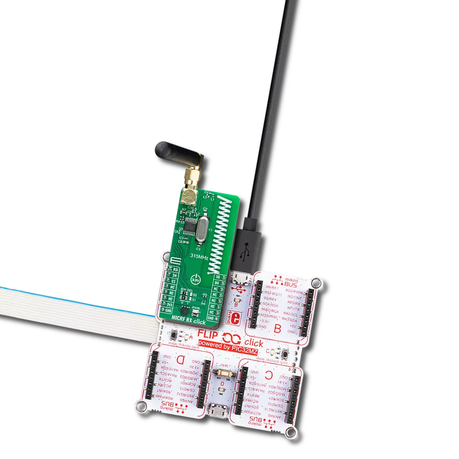 Receive and process RF signals with MICRF220 and PIC32MZ2048EFH100
