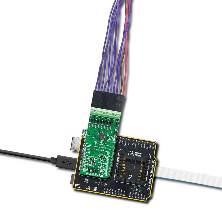 Convert high-voltage industrial signals to logic levels with MAX22196 and ATmega328P