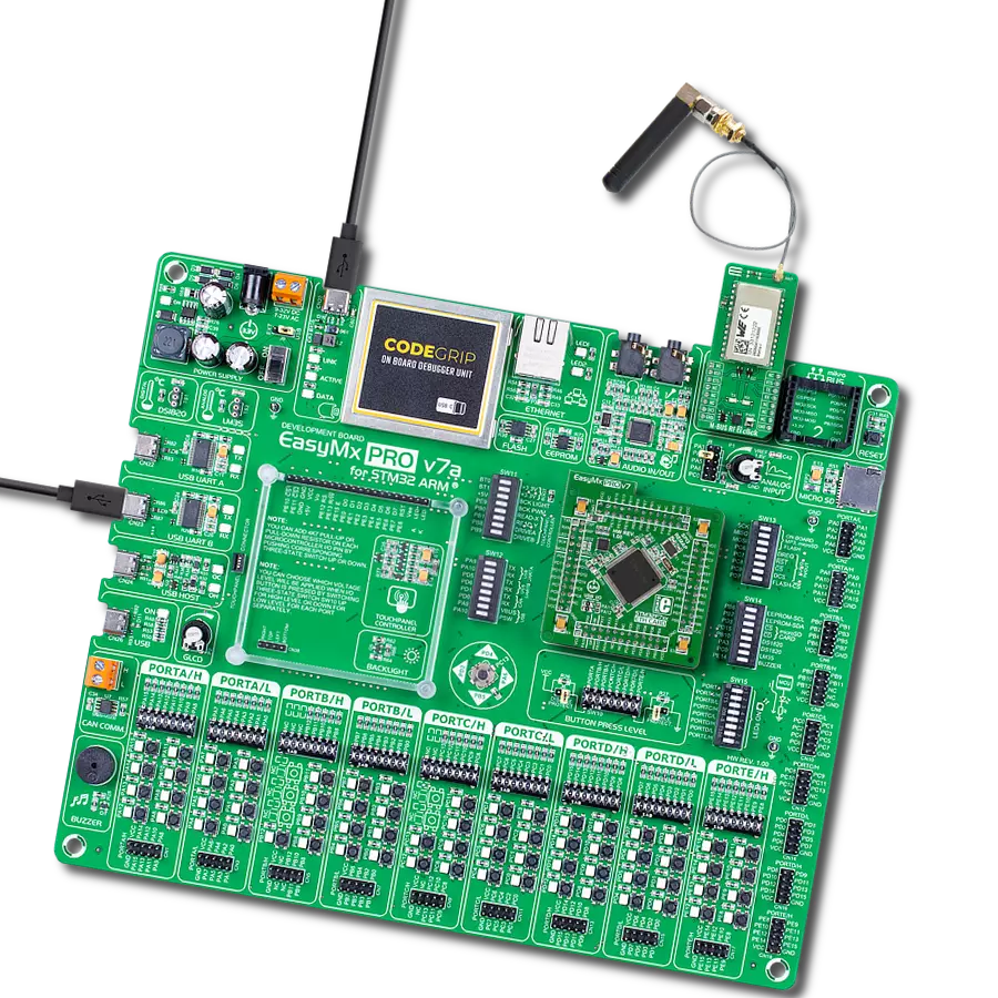 M-BUS RF 2 Click with EasyMx PRO v7a for STM32