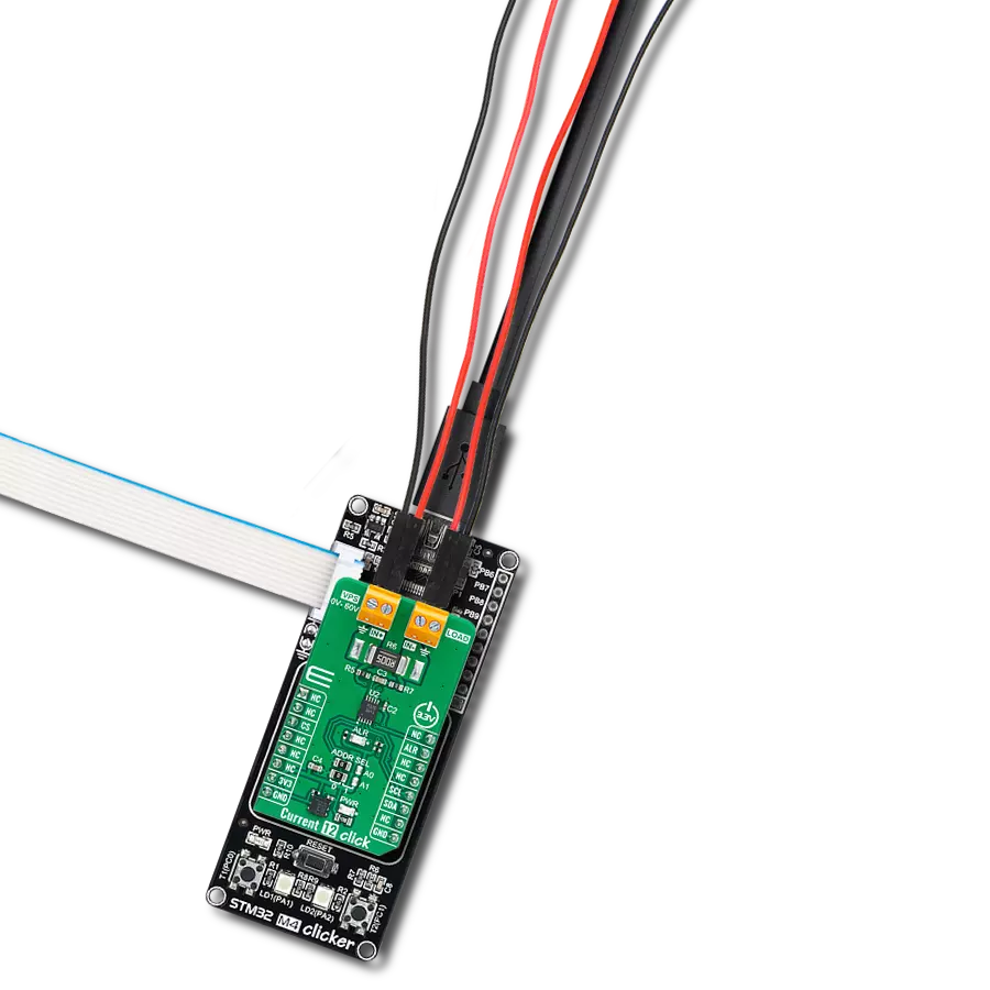 Current 12 Click with STM32 M4 clicker