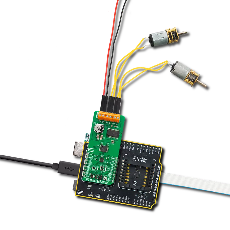 Achieve high-performance DC motor control with DRV8245P and ATmega328