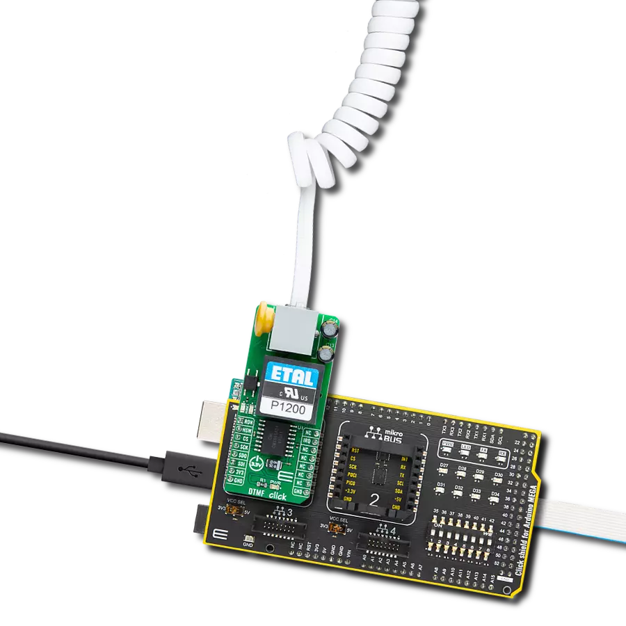 DTMF Click with Arduino Mega 2560 Rev3