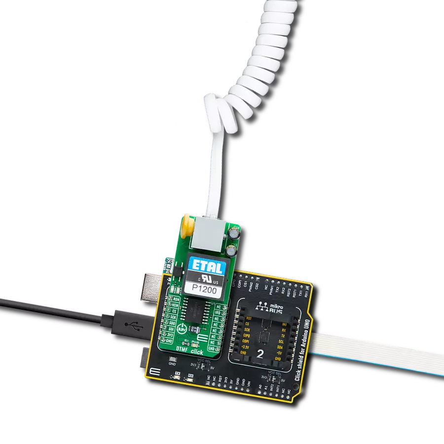 Create a a reliable platform for encoding, decoding, and transmitting telephonic signals with CMX865A and ATmega328P