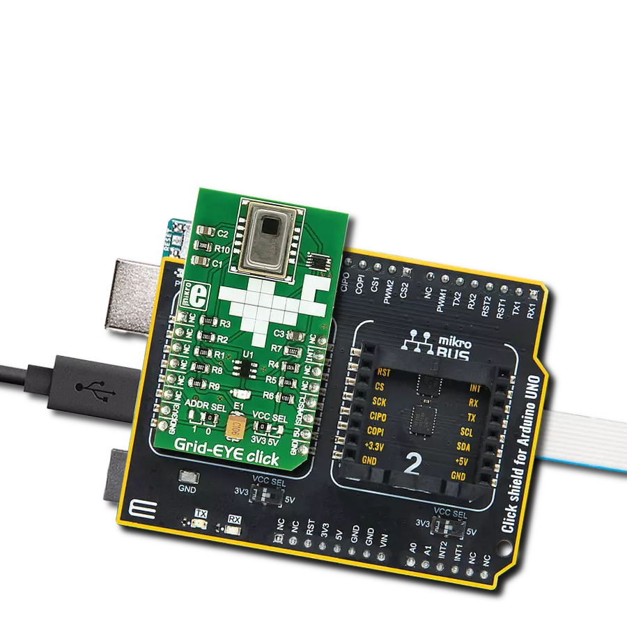 通过 AMG8853 和 ATmega328 精确测量表面温度,无需接触
