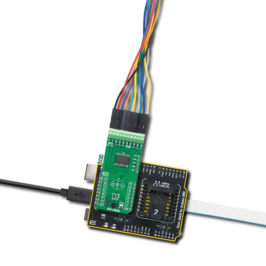 Control both inductive and resistive loads in environments such as industrial settings using TPD2017FN and ATmega328P
