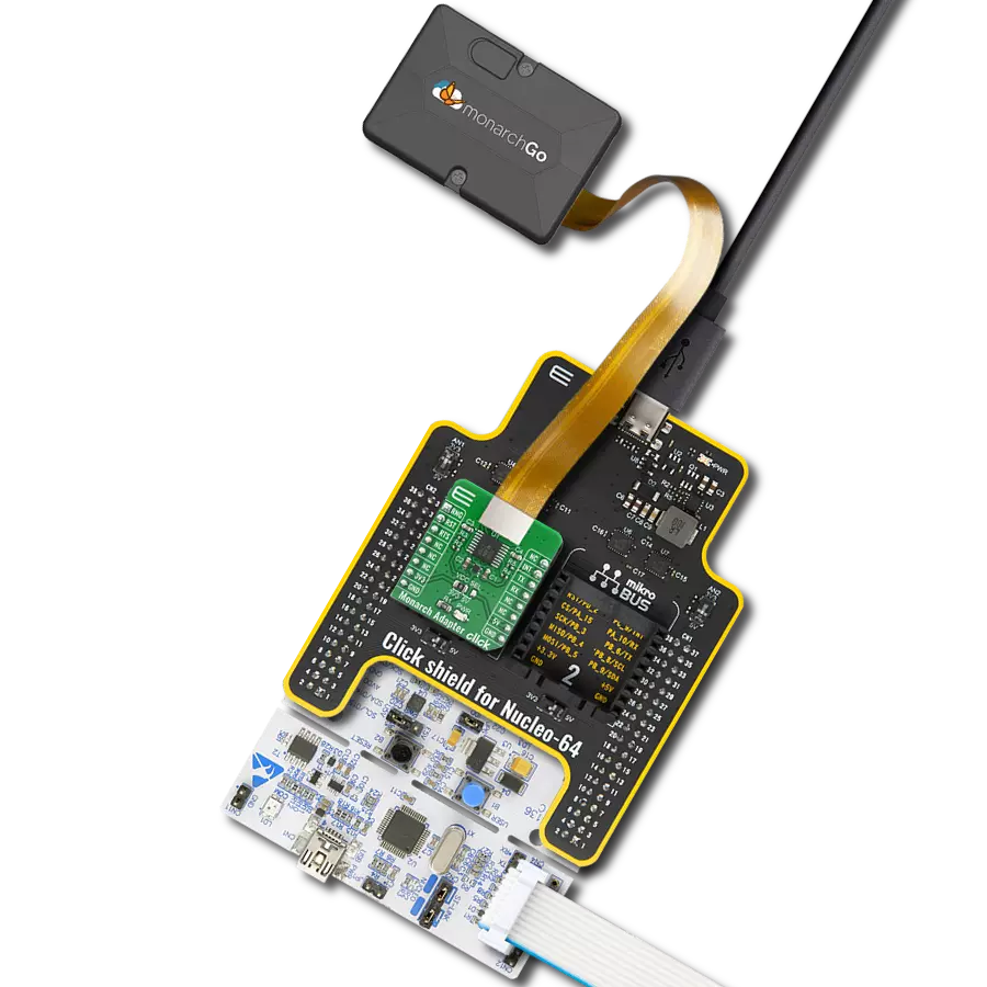 Create your cellular IoT enablement platform by combining a Monarch Go modem and STM32L073RZ