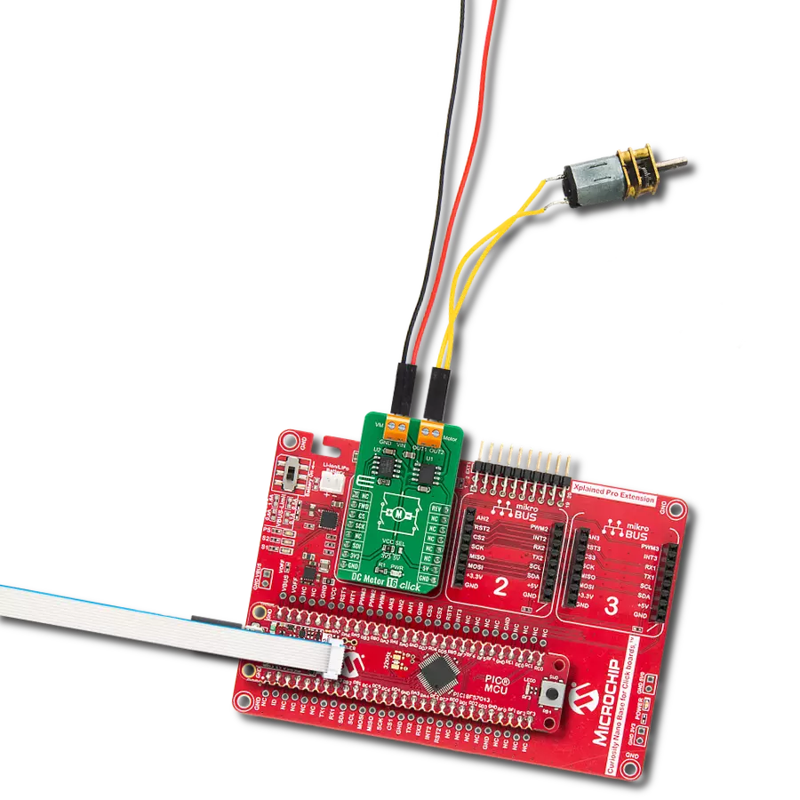 Drive single-coil reversible DC fans and motors with ZXBM5210 and PIC18F57Q43