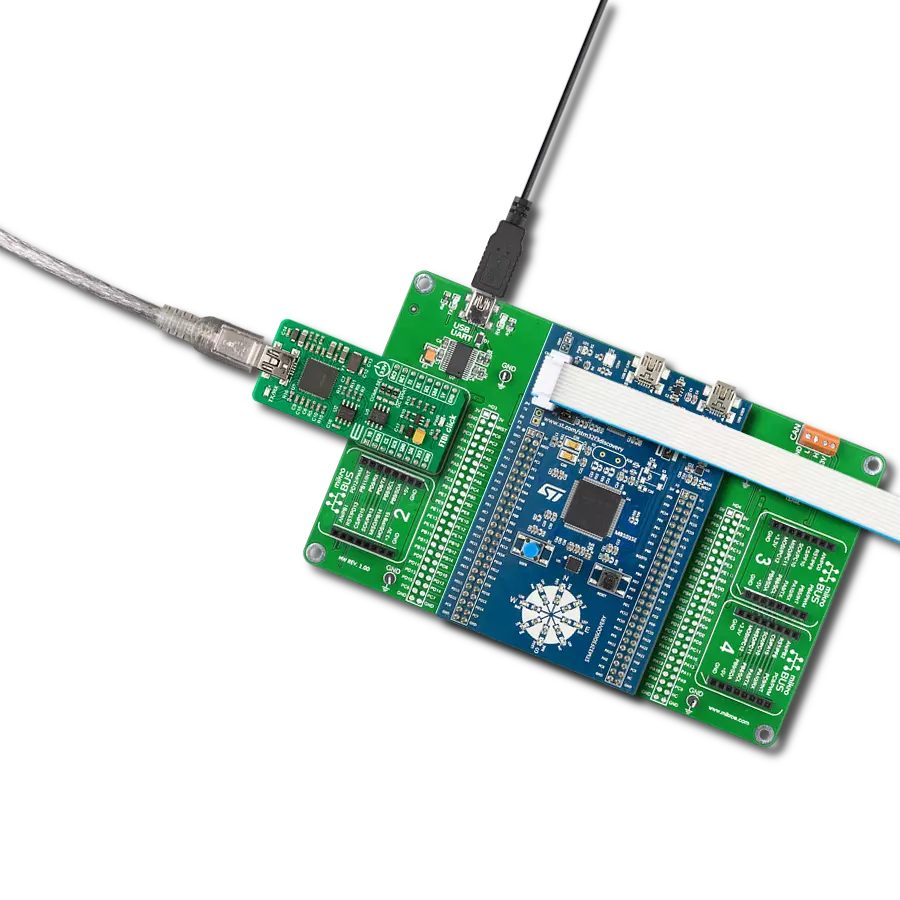 FTDI Click with Discovery kit with STM32F303VC MCU
