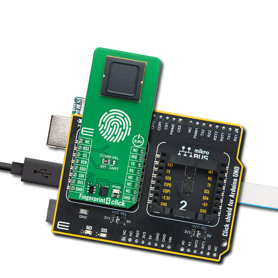 通过使用 100018754 和 ATmega328 的指纹解决方案简化用户交互
