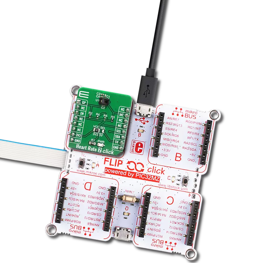 Provide real-time insights into your cardiovascular health using MAXM8616 and PIC32MZ2048EFH100