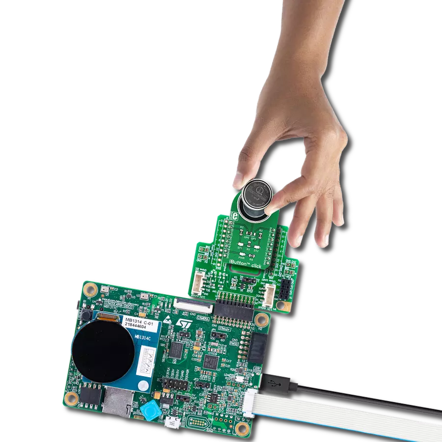 iButton Click with Discovery kit with STM32L4R9AI MCU