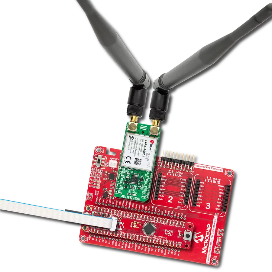 Create your 4G LTE VoLTE platform using LARA-R6001 and PIC18F57Q43