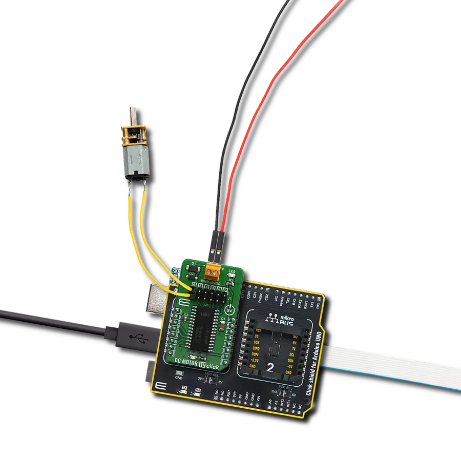 使用TLE 6208-6 G和ATmega328P实现对直流电机的精确速度和方向控制