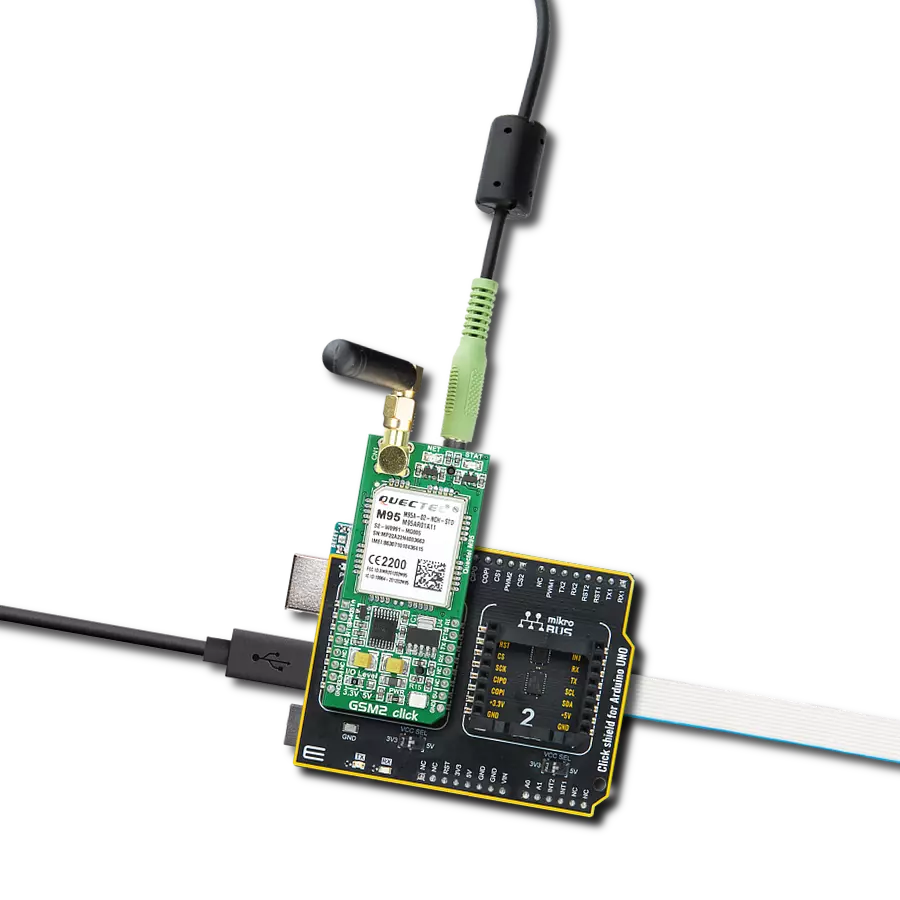 GSM2 Click with Arduino UNO Rev3