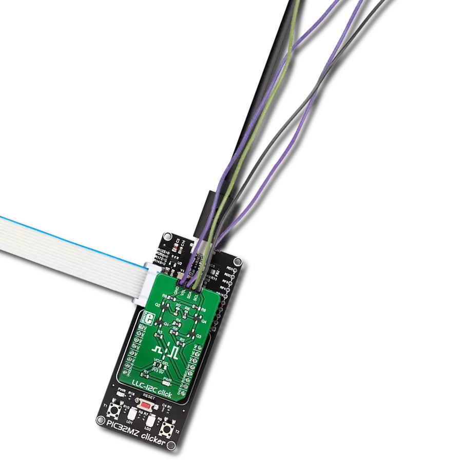 Bridge the voltage gap between I2C devices with LLC solution and PIC32MZ1024EFH064