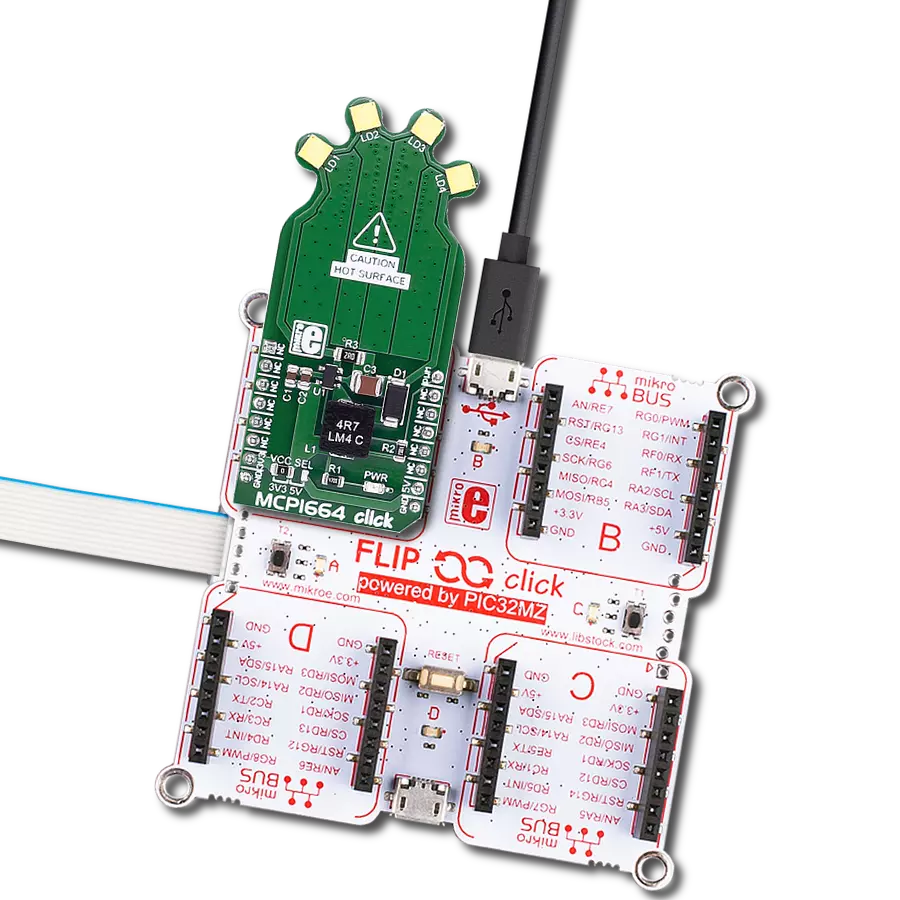 利用MCP1664和PIC32MZ2048EFH100释放LED的力量