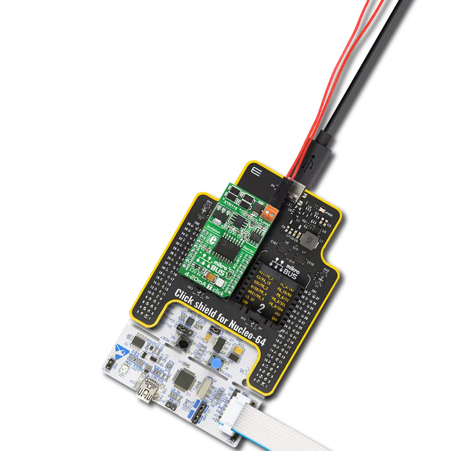Design a transmitter in a 4-20mA current loop standard with XTR116 and STM32L073RZ