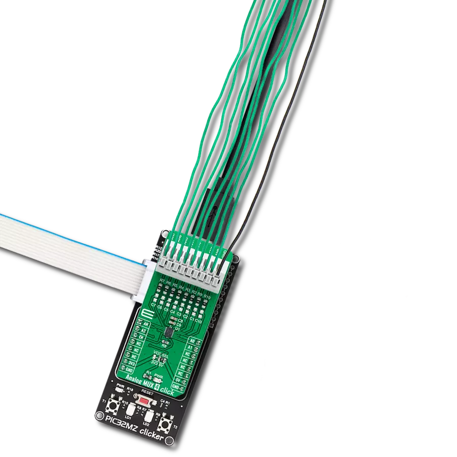 使用TMUX1308和PIC32MZ1024EFH064创建通用数据选择器