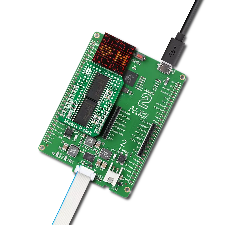 Experience the ease of dual LED matrix display control with MAX7219 and MK64FN1M0VDC12