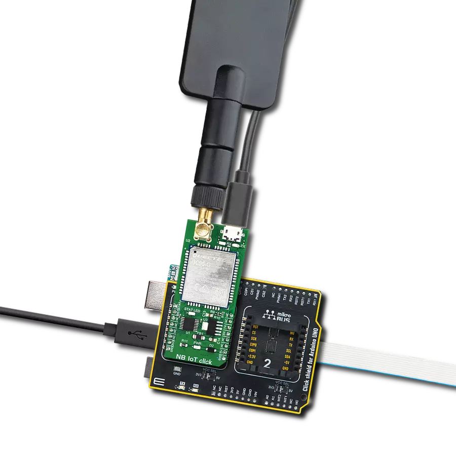 NB IoT Click with Arduino UNO Rev3