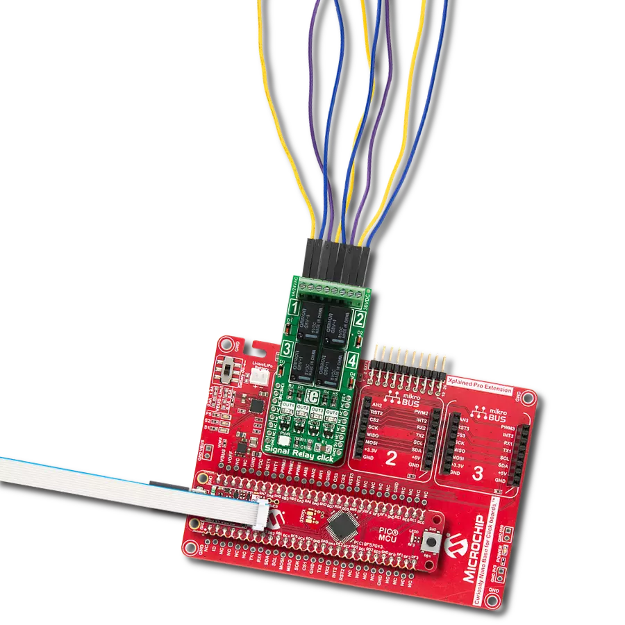 Efficiently switch electrical loads with G5V-1 and PIC18F57Q43 without any noise