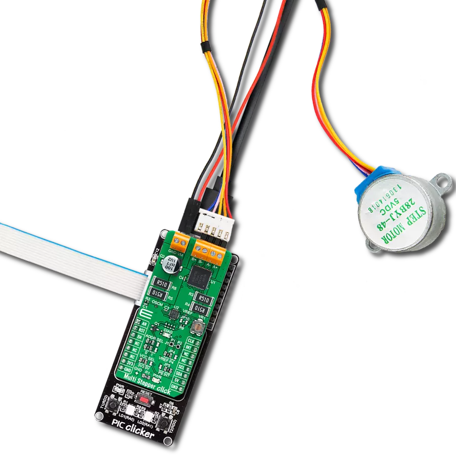 Multi Stepper Click - TB67S261 with PIC clicker