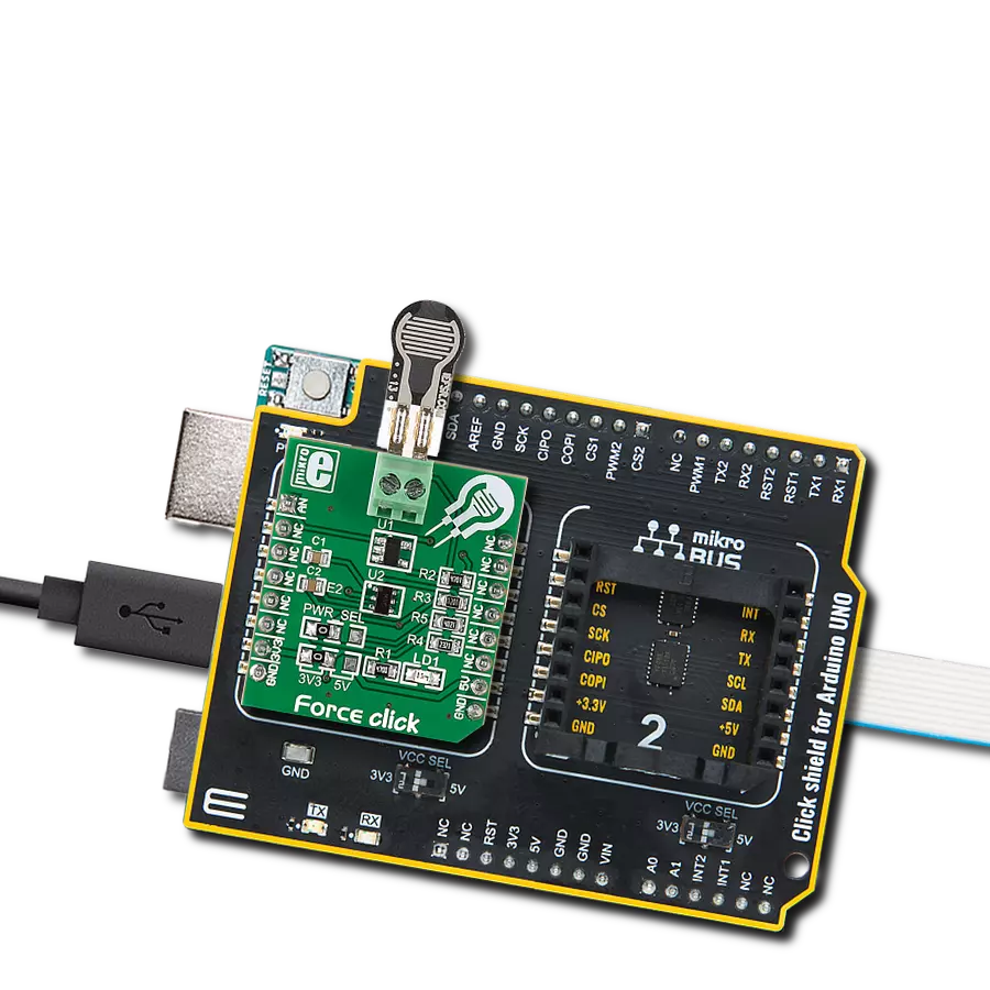 使用FSR和ATmega328P精确量化施加的力，以增强分析
