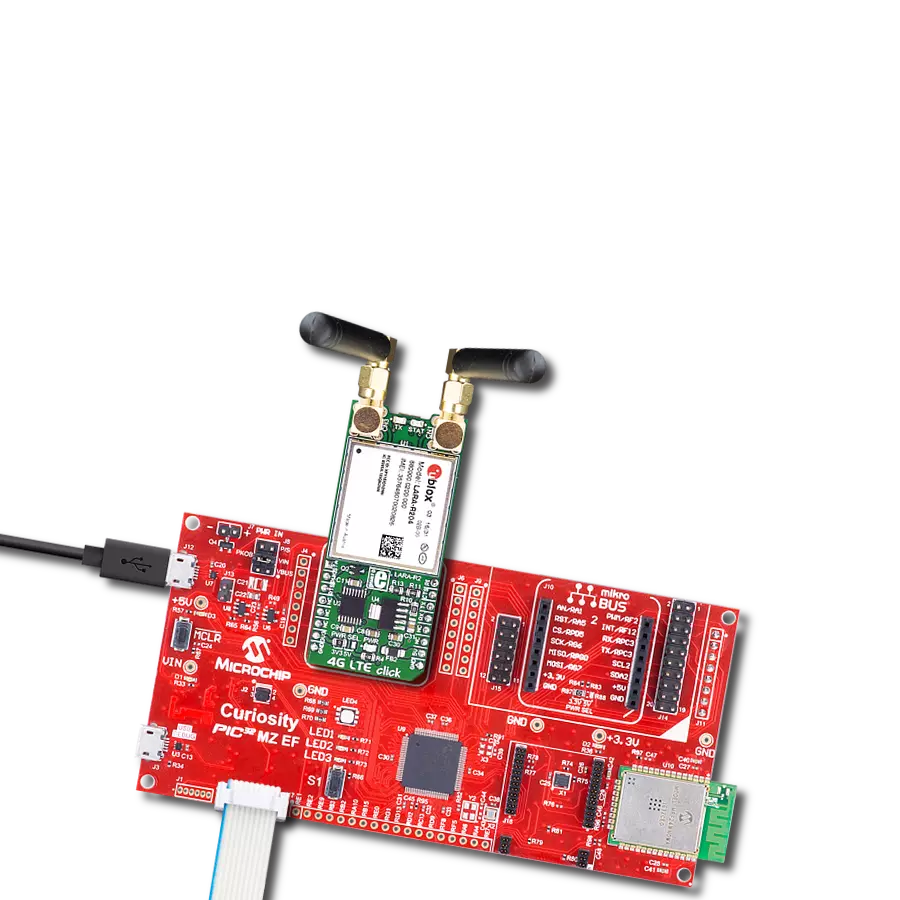 Unleash the power of LTE Cat 1/2G multimode cellular network solution using LARA-R204 and PIC32MZ2048EFM100