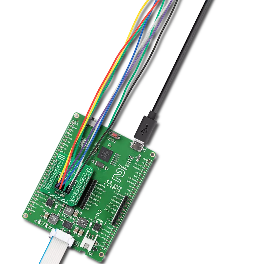 Manage various sensors and actuators with our I2C adapter and MK64FN1M0VDC12