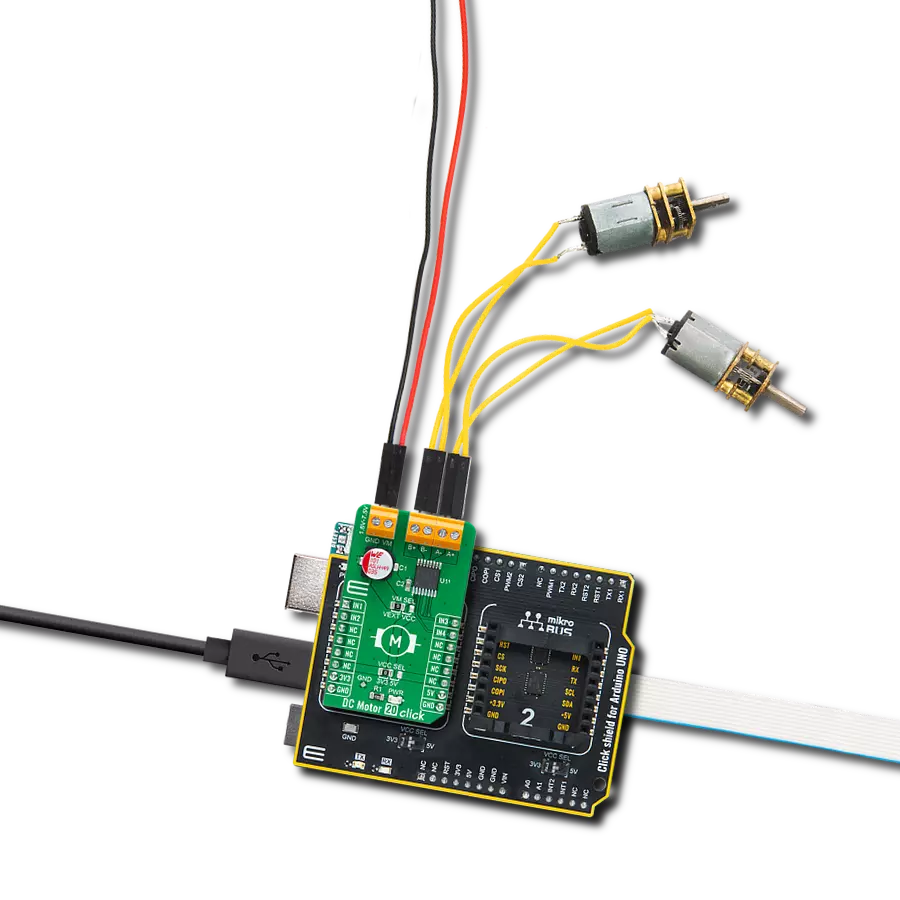 The next-gen DC brushed driver based on the TC78H651AFNG and ATmega328P