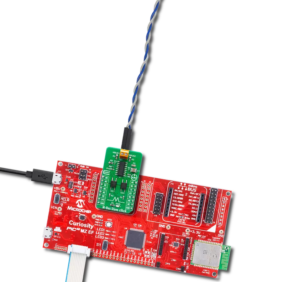 Remotely monitor and collect data from various types of consumption meters with TSS721A and PIC32MZ2048EFM100