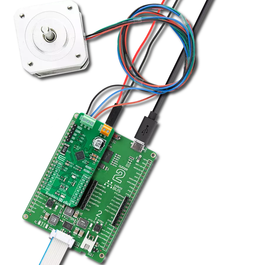 Achieve the most efficient brushless motion control with L6229Q and MK64FN1M0VDC12